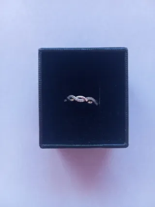 Anillo de plata trenzado de joyería José Luis