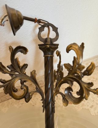 Lámpara de techo metal y cristal