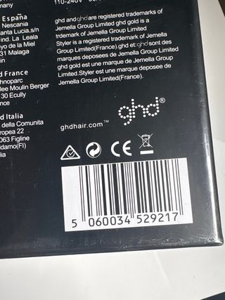 Piastra GHD V Gold Nera e Oro