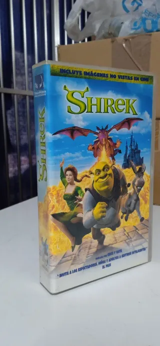 Shrek VHS Película Infantil Español