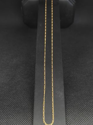 Cadena oro 18k tipo fígaro fina.051-02-00469