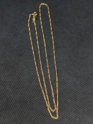 Cadena oro 18k tipo fígaro fina.051-02-00469