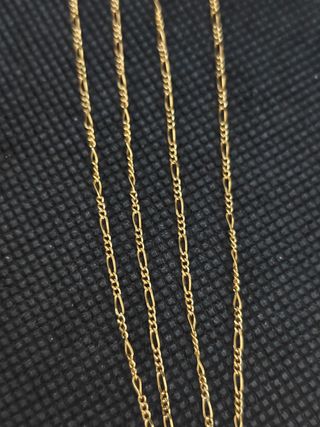 Cadena oro 18k tipo fígaro fina.051-02-00469