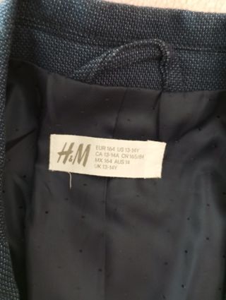 Americana H&M niño negra