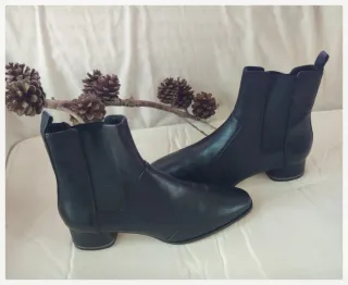 Botines negros Massimo Dutti