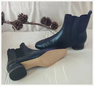 Botines negros Massimo Dutti