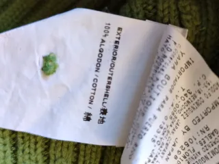 Jersey Adolfo Domínguez Verde Talla XXL