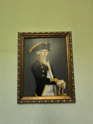 Óleo sobre tabla Nelson