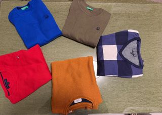 Lote 5 Jerseys Niños Benetton, Tommy, Zara