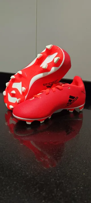 Scarpe da calcio per bambini Adidas Speedflow Rosse