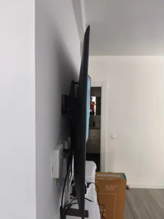 Televisión Samsung smart TV 55'' curve.