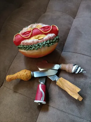 Set de 4 Cuchillos para Untar mantequilla.