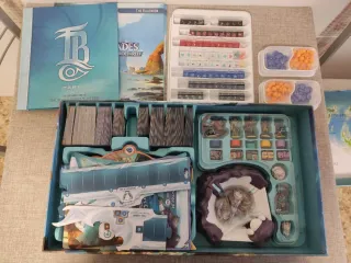 Tidal Blades Deluxe + Expansión + libro + fundas