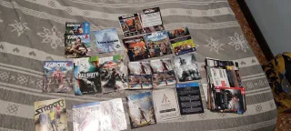 Lote manuales y caratulas videojuegos