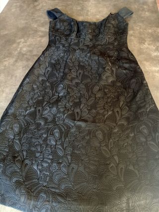 Vestido fiesta Tara Jarmon T38 negro