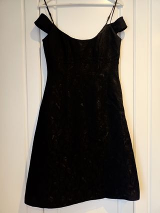 Vestido fiesta Tara Jarmon T38 negro