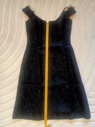 Vestido fiesta Tara Jarmon T38 negro