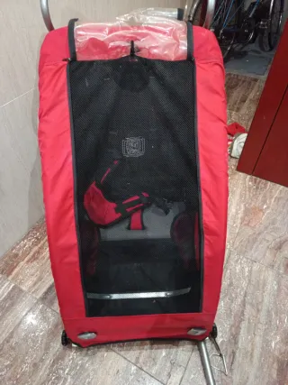 Remolque infantil para bicicleta