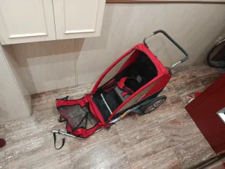 Remolque infantil para bicicleta