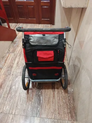 Remolque infantil para bicicleta