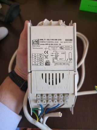 Balastro ETI UAL T/CL1 VS HM 250W
