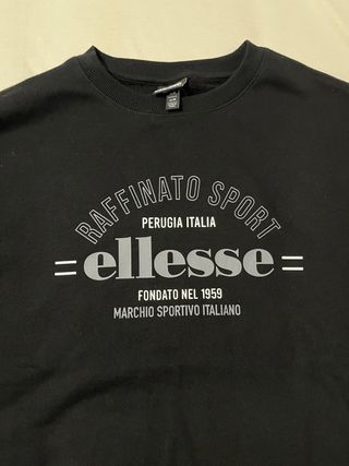 Sudadera Ellesse Negra Talla M