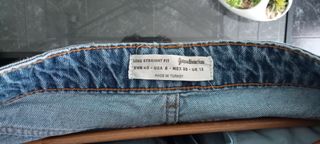 Calças de Ganga Stradivarius Azuis