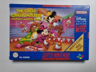 🇪🇸 Great Circus Mystery SNES super nintendo nes
