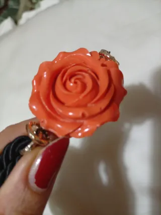 Collana vintage Rosa Pasta di Corallo