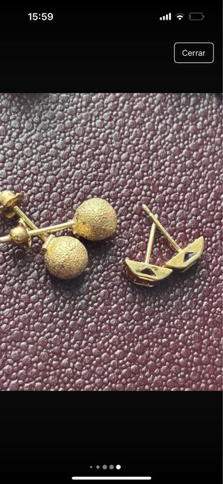 Lote Joyería Vintage Oro y Verde