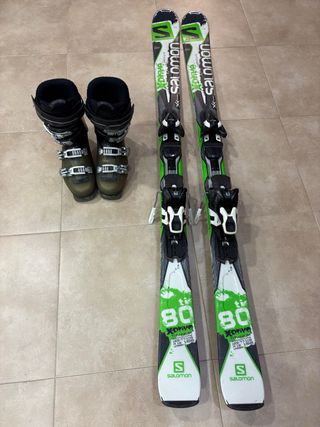 Esquís Salomon X-Drive 80 Ti + Botas