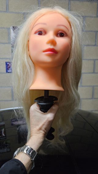 Busto de peluquería para prácticas