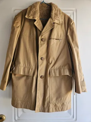 Gabardina Beige Hombre