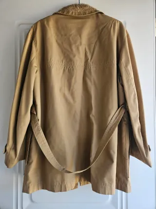 Gabardina Beige Hombre