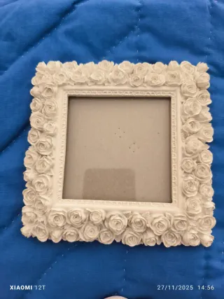 Portarretratos Zara Home Blancos. NUEVOS