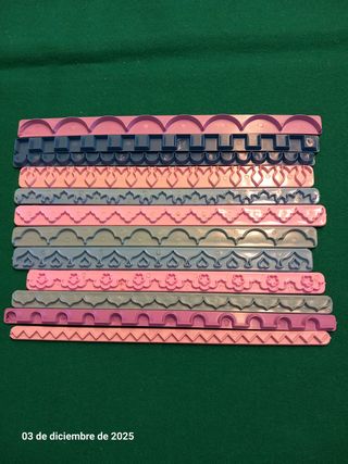 Cortadores fondant bordes tartas