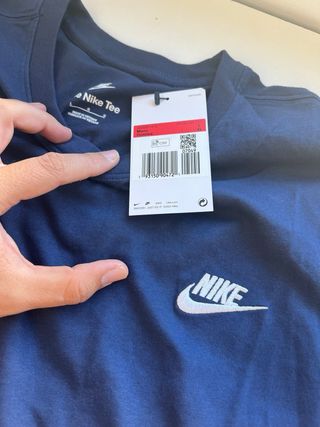 Camiseta Nike Manga Corta Azul Marino Talla L
