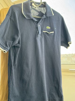 Polo Lacoste Azul Talla S