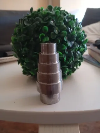 Pieza acero mecanizado