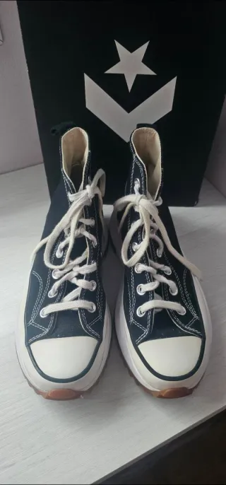 Converse Run Star Hike Hi Negras Talla 38