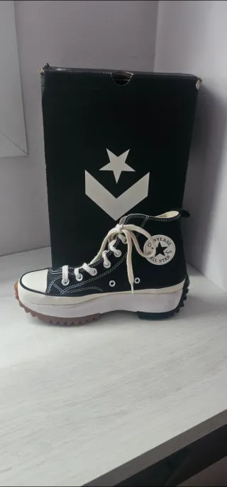 Converse Run Star Hike Hi Negras Talla 38