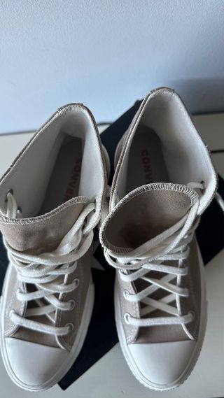 Converse All Star Plataforma Beige