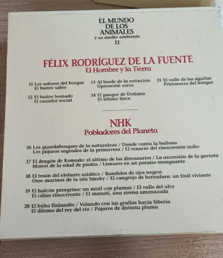 Colección Vinilo Láser El Mundo de los Animales