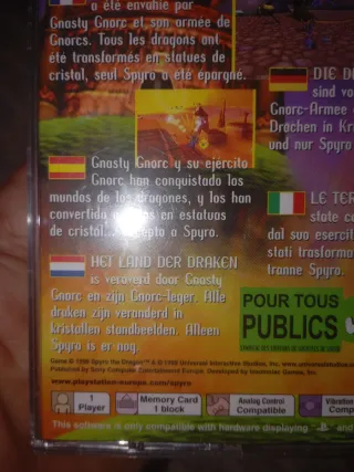 Spyro the Dragon PS1