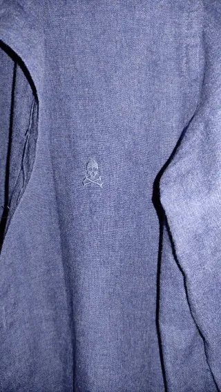 Camisa azul Scalpers Talla 38