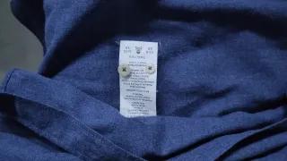 Camisa azul Scalpers Talla 38