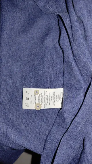 Camisa azul Scalpers Talla 38