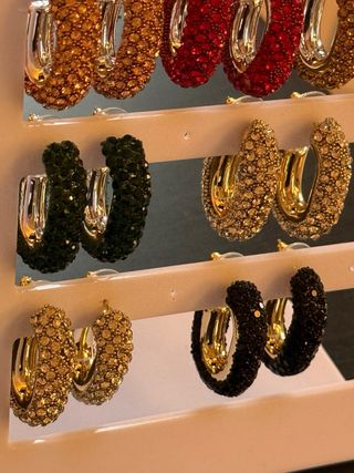 Orecchini donna con strass