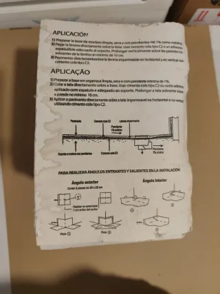Kit impermeabilización duchas con sumidero
