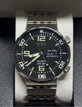 Mido Diver Automático Negro